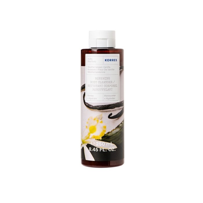 Korres Mediterranean Vanilla Blossom Renewing Body Cleanser Αφρόλουτρο Άνθη Βανίλιας 250ml