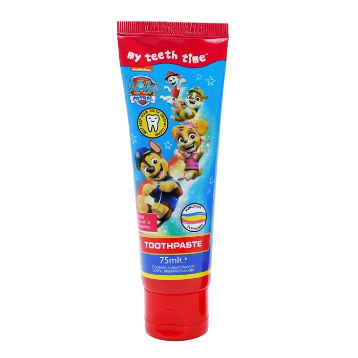 My Teeth Time Nickelodeon Paw Patrol Παιδική Οδοντόκρεμα Για Καθαρά Δόντια (3 ετών+) 75ml