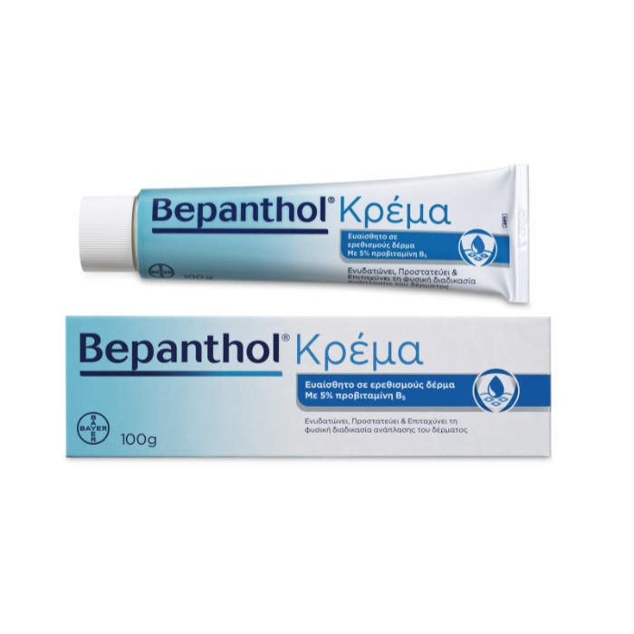 Bepanthol Κρέμα Για Ερεθισμούς & Εγκαύματα Από Τον Ήλιο 100gr