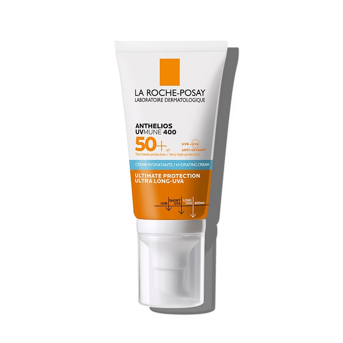 La Roche Posay Anthelios UVmune400 Hydrating Cream SPF50+ Αντηλιακή Ενυδατική Προσώπου Με Άρωμα 50ml